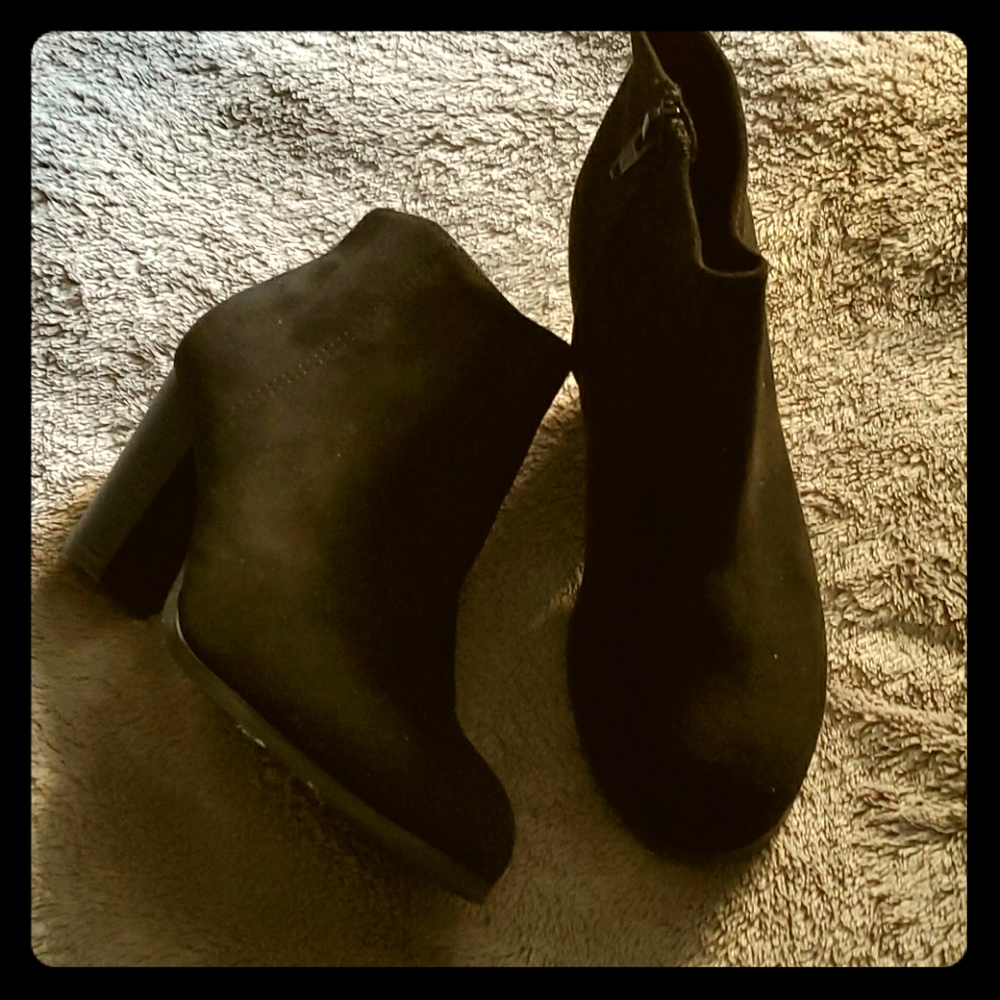 Suede ankle boots
